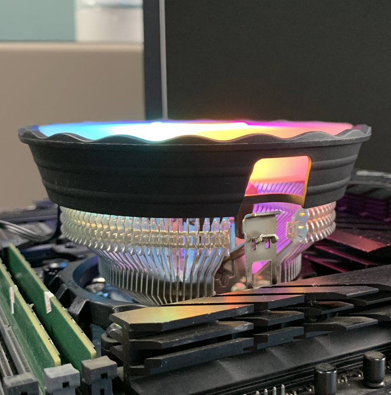 RGB CPU Air Cooler 90mm PC Pro - Cpu Heatsink review and price