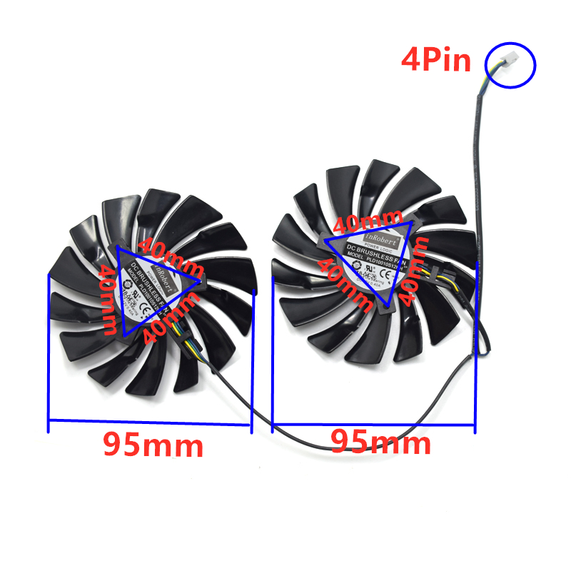 2Pcs 95mm PLD10010S12HH Video  - Air Cooler Cpu review and price